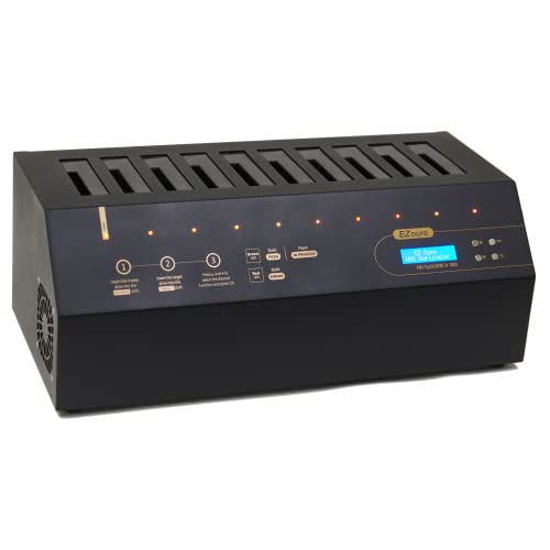 1 to 9 SATA Hard Drive Duplicator - 3.5\" & 2.5\" HDD SSD HD Cyclone II 300 Open Platform Cloner & DOD Eraser 18GB/Min (Daisy-chainable to 25 Units) - Thumbnail 3