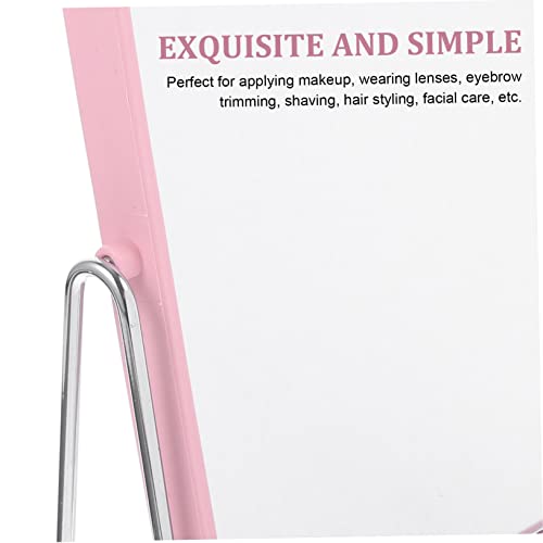 Espejo para maquillaje FOMIYES con luces LED de escritorio miniatura 5