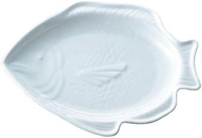 Royal No. 185 Fish Plate, 13.8 inches (35 cm), White