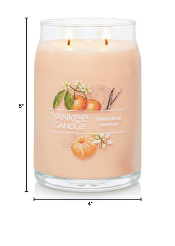 Yankee-Candle-Tangerine-Vanilla-Scented-Signature-20oz-Large-Jar-2-Wick-Candle-Over-60-Hours-of-Burn-Time Yankee Candle Tangerine Vanilla Scented Signature 20oz Large Jar 2 Wick Candle Over 60 Hours of Burn Time