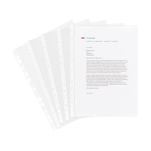 Limit 200 carteras A4 de grano mate con parte superior abierta para documentos