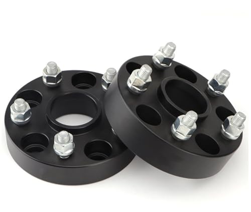 Spacer de roue pour Dodge 5x114.3 élargisseur de voie hubcentric 67.1mm et adaptateur 25mm noir