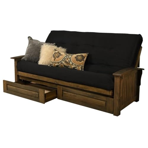 Kodiakfurniturewashingtonqueensizefutonframewithstoragedrawerswoodfutonframewithmattressincludedinsuedeblackcolor  Urban Country Home Decor Kodiak furniture washington queen size futon frame with storage drawers wood futon frame with mattress included in suede black color  urban country home decor