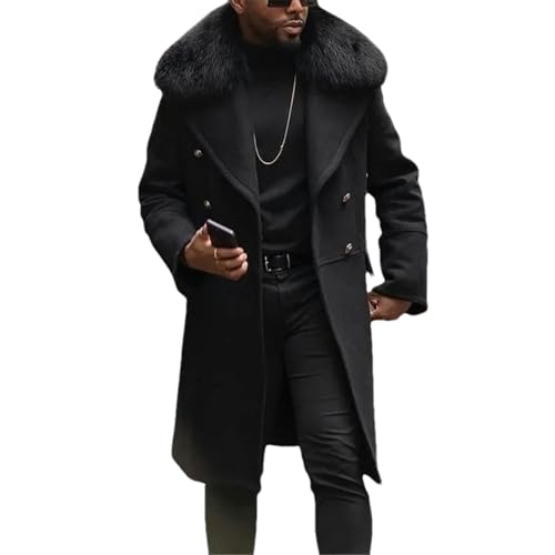 Manteau en laine homme parfait pour les matins frais d'hiver en ville