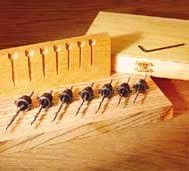 MLCS 9192 High Speed Steel Tapered Drill Bit Countersink Set