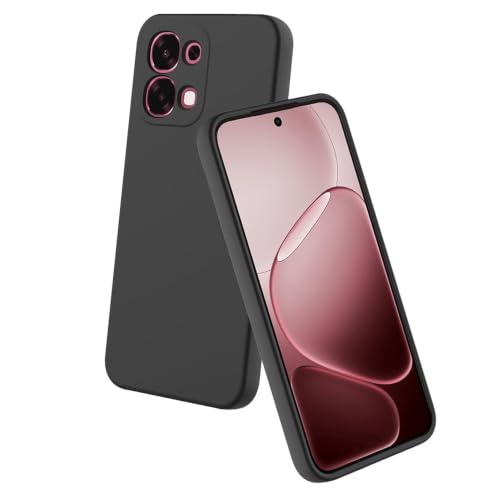 Image of Back Cover Compatible With Vivo T5x 5G /Y51 Pro 5G /iQOO Z11x 5G | Full Camera Protection | Premium Liquid Silicon Case | Flexible Bumper Case for Vivo T5x 5G / Y51 Pro 5G / iQOO Z11x 5G (Black)