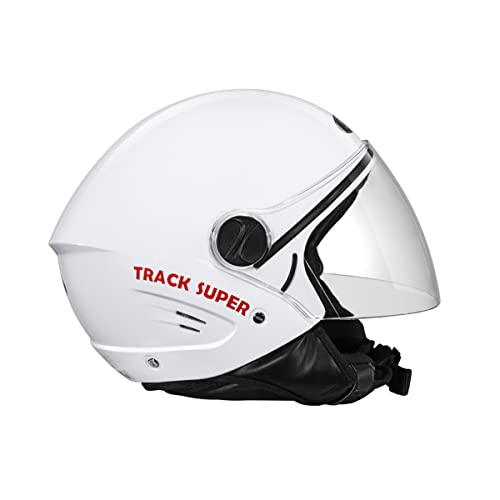Image of Studds Track Super Open Face Helmet (White, XL)