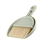 teng hong hui 3 Satz von Besen Reinigungsbürste zum Aufhängen von Löchern Kehrschaufeln Tischplatte aus Kunststoff, tragbar, Heimkehrbürsten für Tastaturbüro