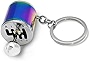 BSAMZO Mini Six Speed Manual Transmission Shift Lever Keyring Creative Auto Part Model Key Chain Ring Keyrings Keyfob (Colorful)