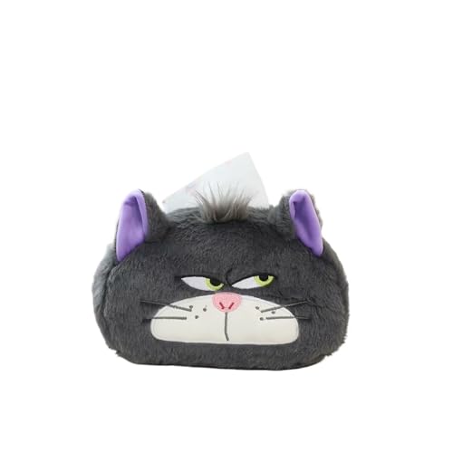 モコモコ シナモロール ポチャッコ ハローキティ マイメロディ クロミ ルシファー ティッシュケース ぬいぐるみ ティッシュボックス 箱ティッシュ ティッシュ ホルダー かわいい おしゃれ 人気(ルシファー)