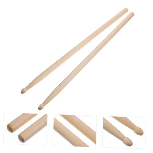 6 pares de baquetas profesionales de madera de arce miniatura 6