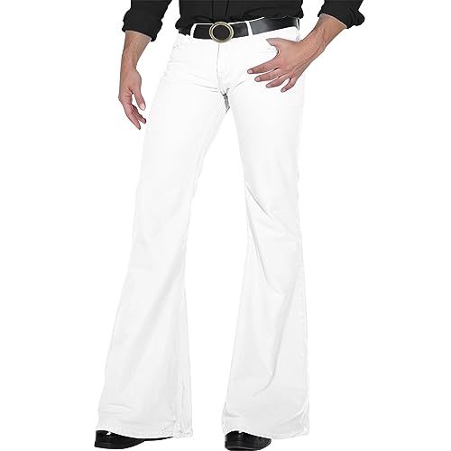 Work Pants Vintage Classic Stretch Men Bell Bottoms Flare Hippie Performance Relaxed Dancing Trousers2