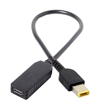chenyang CY USB C to Rectangle ThinkPad X1 11.0 * 4.5mm Power Plug PD 65W Emulator Trigger Charge Cable