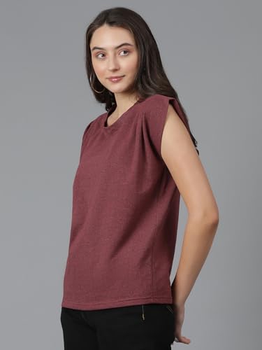 Image of KOTTY Women's Solid Oversized Fit T-Shirt