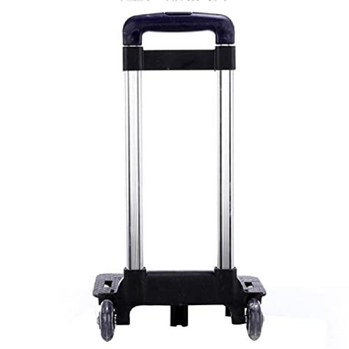 YOOYEH Carrinho de Mão Dobrável de Liga de Alumínio Durável com 2 Rodas para Mochilas Escolares Vermelho Rosa ou Rosa