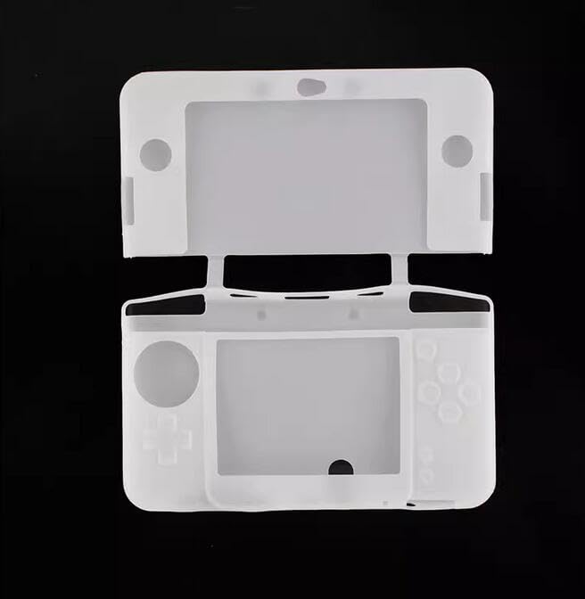 Image of Soft Silicone Cover Case for New 3DS XL LL Rubber Full Body Protective Skin (White)