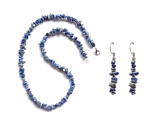 Joyas de plata con pepitas de sodalita para tu estilo diario casual