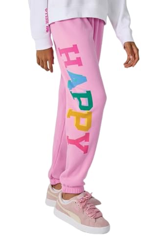 iscream Big Girls Softest Puff Fleece Fun Leg Print Sweatpant Collection