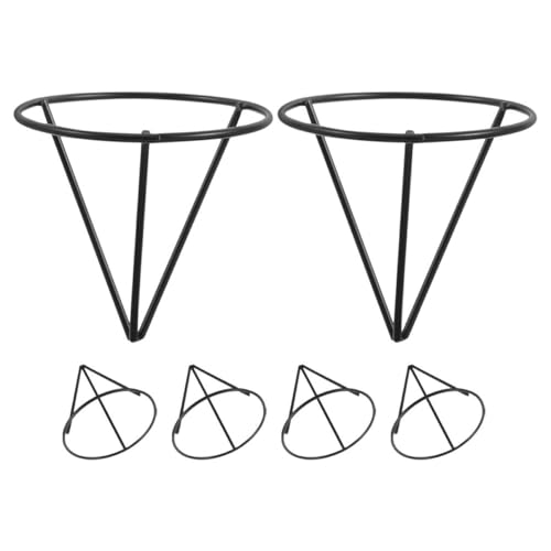 6 Pezzi Metallo Triangolare Stazione Propagazione Trasparente per Giardinaggio Indoor e Outdoor Resistente e Facile Usare