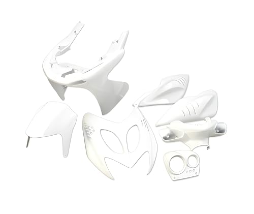 Carénage Aerox Nitro STR8 Mini 7 pièces blanc pour scooter 50cc