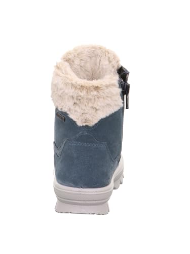 Girl's Modern Snow Boot, Blau Lila 8000, 3.5 UK Wide3