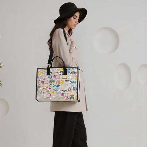 Bolsa Tote POFULL Romance Movie Lover para mujeres y hombres miniatura 3