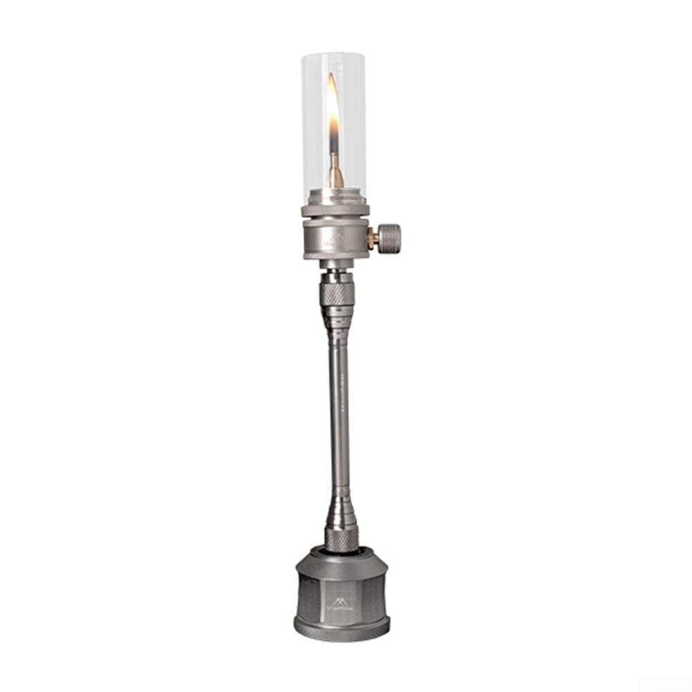 Lanterne à Gaz d'Extérieur Kit de Bougies - Lampe de Camping Propane Butane Avec Rallonge de Réservoir Vide