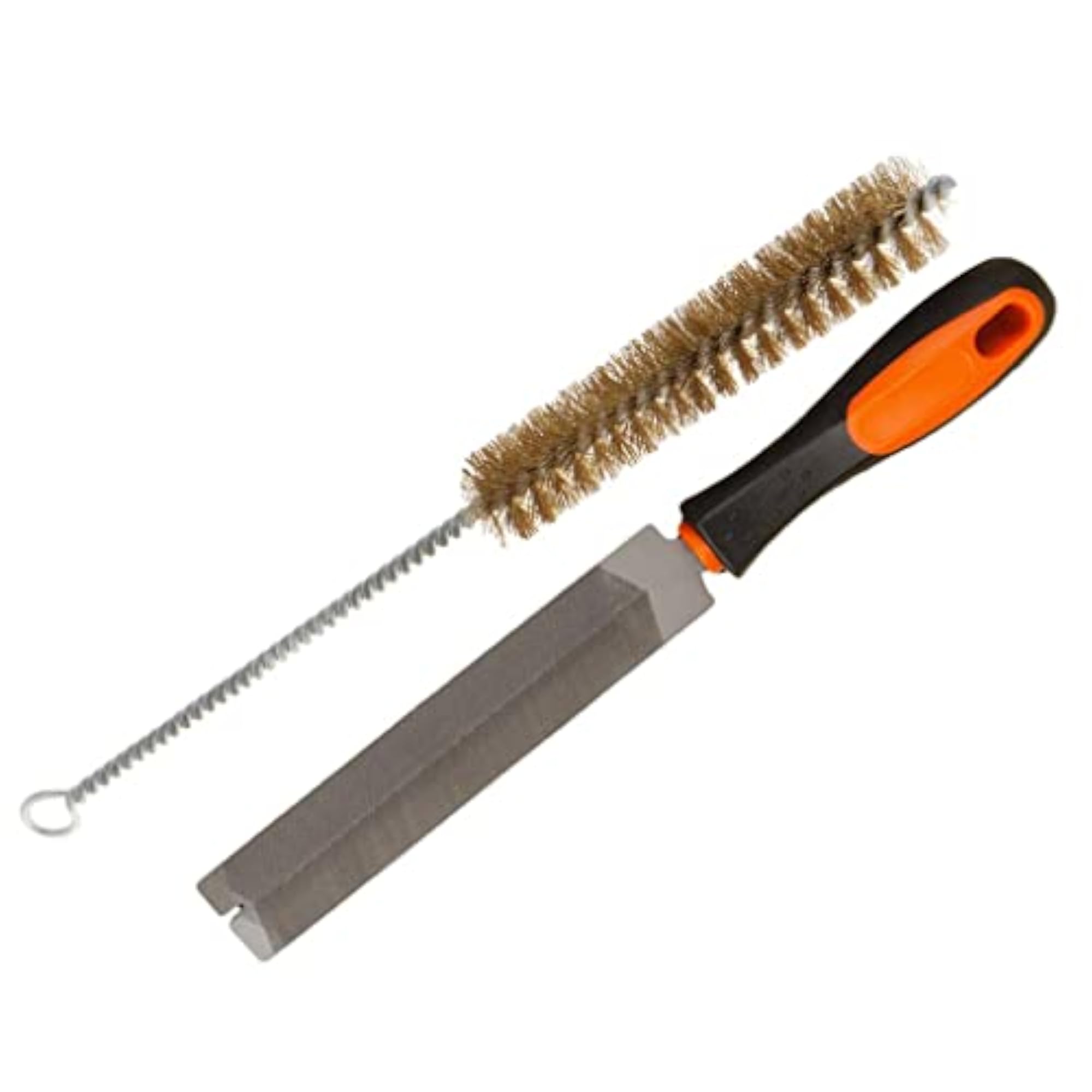 Diamond Feather Edge File and Bore Brush Jewelry Tool