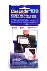 Image of Penn-Plax Cascade 100 Hang-On Filter Replacement Media Cartridge - Disposable Poly Fiber Floss - 1 Pack (CPF2C)
