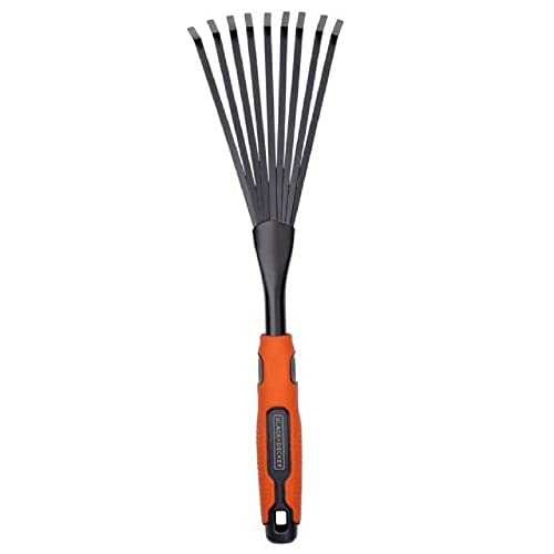BLACK+DECKER Philips Hand Rake 38.8 cm Ergonomic Handle, Easy Hanging, Plastic