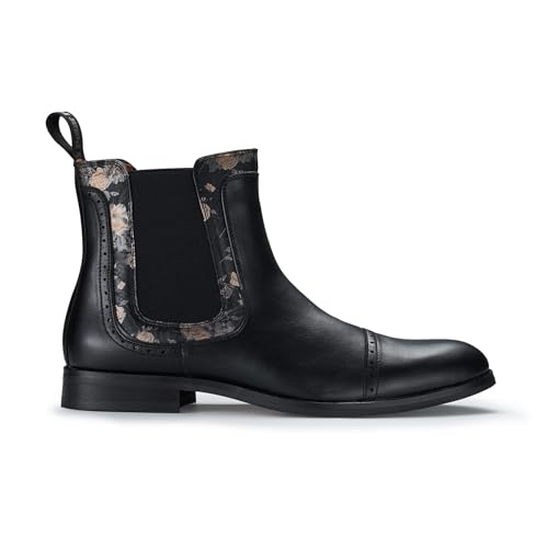Image of Polar Fox Men's Classic High-Top Chelsea Boot | Stylish Slip-On Ankle Boot for Dress, Casual & Formal Wear