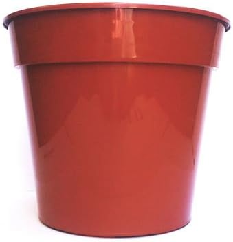 Elixir Gardens Plant Pot | Deep Terracotta Plastic Pots 26cm / 10" x 20