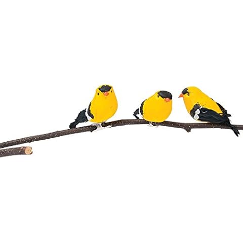 GALLERIE II Goldfinch Christmas Xmas Ornament, Set of 3 Multi Cover