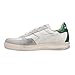 Diadora Mens B.Elite H Leather Dirty Perforated Lace Up Sneakers Shoes Casual - White - Size 5 D
