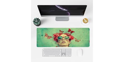 Tapis de souris grand format papillon, le cadeau de bureau idéal - 2
