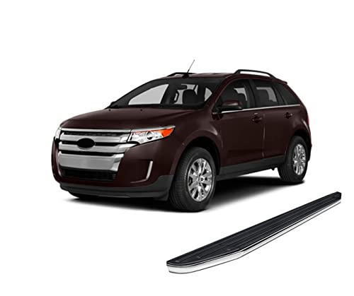 Estribos Premium Black Horse Negro para Ford Edge 2007-2014 miniatura 3
