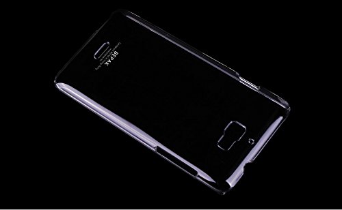Defender BEPAK Crystal Clear Transparent Hard Slim Bumper Back Case Cover for Micromax Canvas Nitro A310/A311