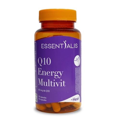 Essentialis Q10 Energy Multivit – Multivitamínico Energético con Coenzima Q10, Vitaminas B, C, D, Magnesio y Zinc – Apoyo a la Energía y Reducción del Cansancio – 90 Capsulas