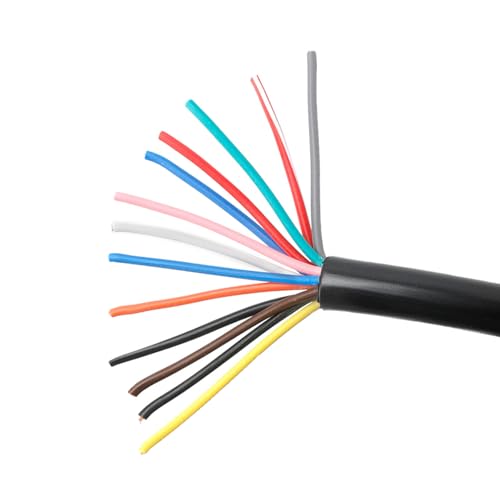 Câble Remorque de Voiture 13 Fils,2 m Faisceau Remorque 13 Broches,Cable Remorque 13 Fils pour l'industrie des Camions Caravanes