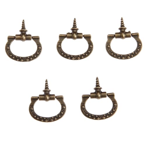 Poignées de traction de qualité supérieure boutons de meuble en bronze 5 pièces - 6