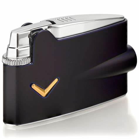 Encendedor Ronson Varaflame mini Azul Metálico miniatura 1