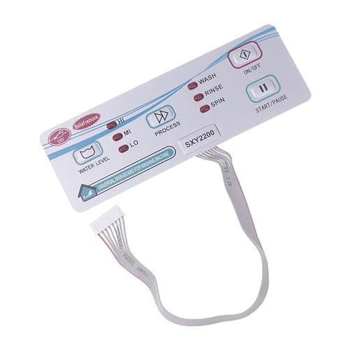 Image of Washer Control Panel Easy Installation Compatible Professional Replace White|