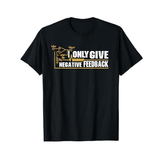 I Only Give Negative Feedback Elektroingenieur Geschenk T-Shirt