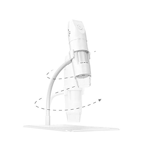 USB Mikroskop, Endoskop mit 1000-facher Vergrößerung 8 LED Digitalmikroskop mit flexiblem Armständer Mini WiFi Mikroskop… – Bild 5