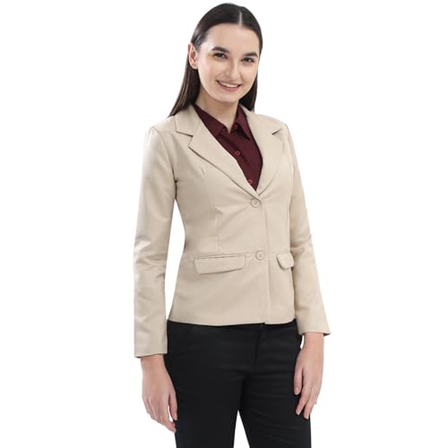 Image of Women's Formal Blazer | Regular Fit | Full Sleeve with 2 Front Pocket Ultra Light Fabric | Office /Meetings
