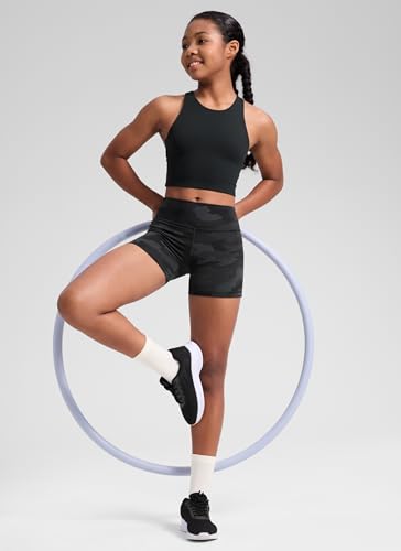 Image of CRZ YOGA Girls Butterluxe Biker Shorts | Extremely Soft, Gentle Compression, Dance, Athletic, High Waisted, for Teen