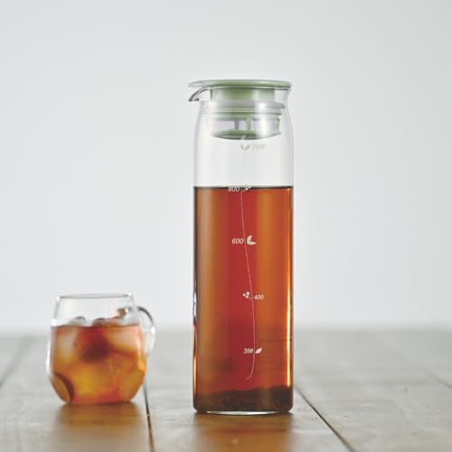 Hario Mizudashi Cold Brew Teeflasche, 1000 ml, Rauchgrün – Ansicht 4