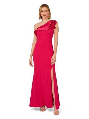 Image of Adrianna Papell Women's One Shoulder Mermaid Gown