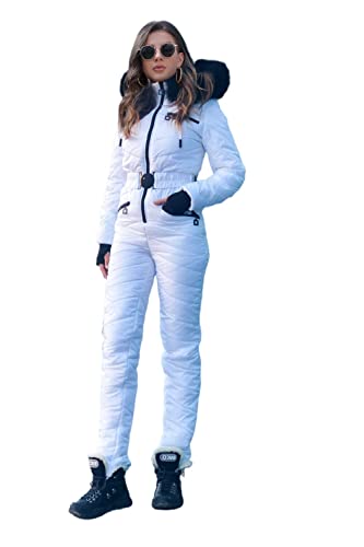 Yousify Womens Onesie Ski Suit Winter Outdoor Sports Waterproof Snowsuit Jumpsuits Jacket