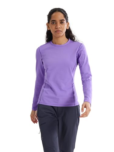 Arc'teryx Rho Crew Neck LS Women's | Lightweight Microfleece Thermal Base Layer for Women, Moisture Wicking Tops for Hiking